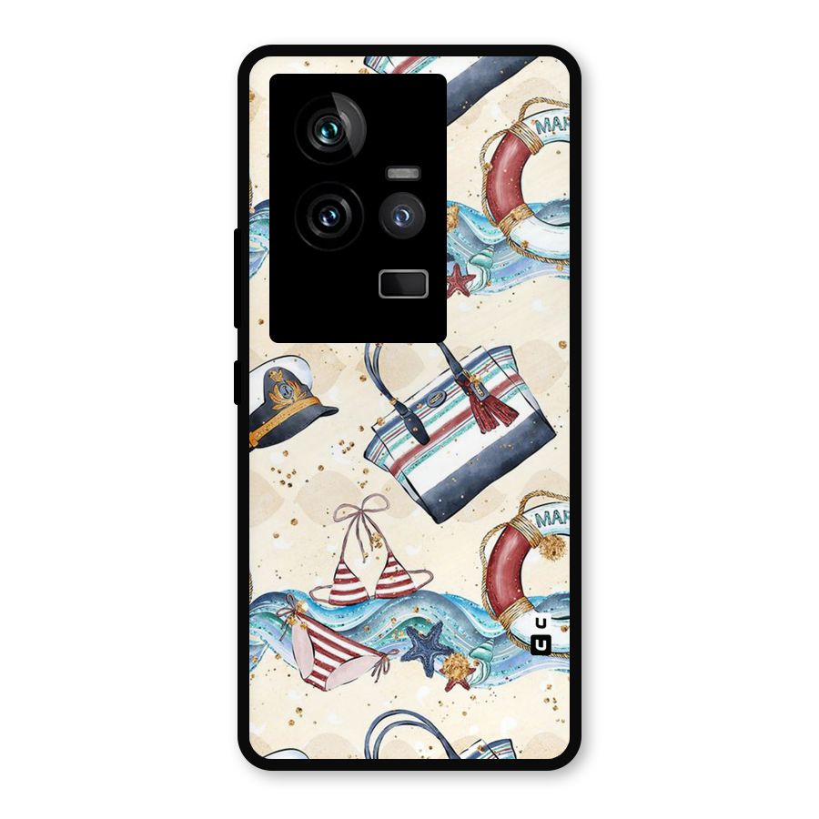 Marine Bag Design Metal Back Case for iQOO 11 5G