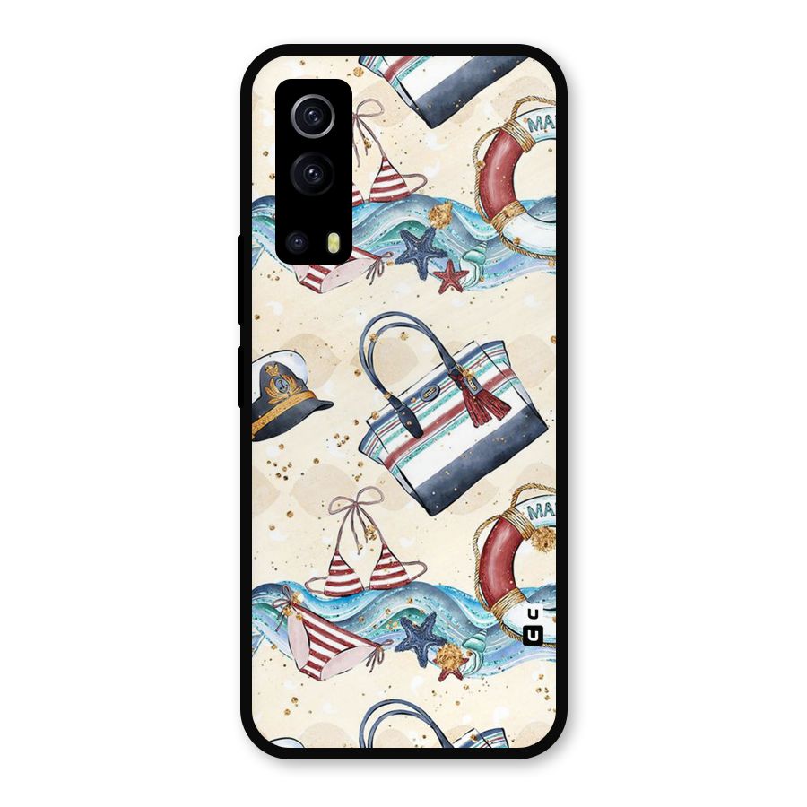 Marine Bag Design Metal Back Case for iQOO Z3