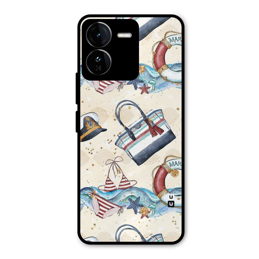 Marine Bag Design Metal Back Case for iQOO Z9