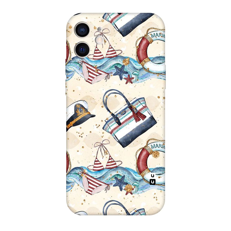 Marine Bag Design Original Polycarbonate Back Case for iPhone 12
