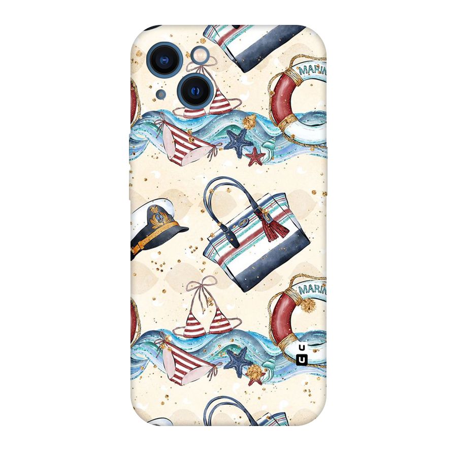 Marine Bag Design Original Polycarbonate Back Case for iPhone 13