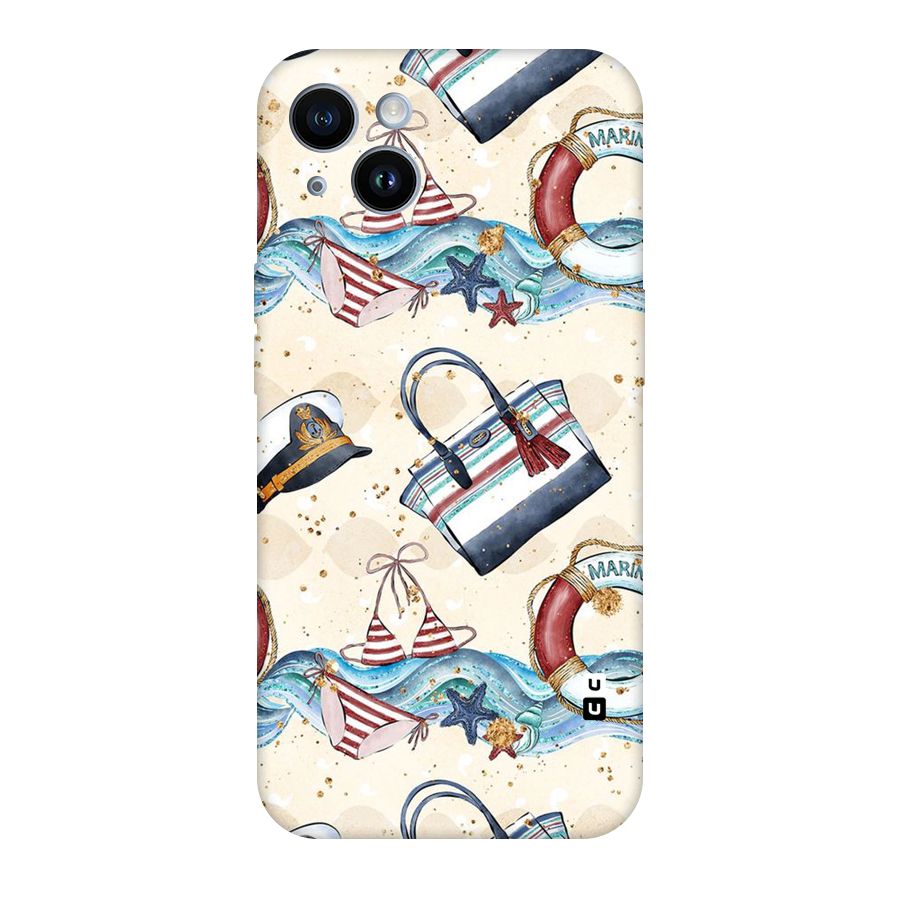 Marine Bag Design Original Polycarbonate Back Case for iPhone 14