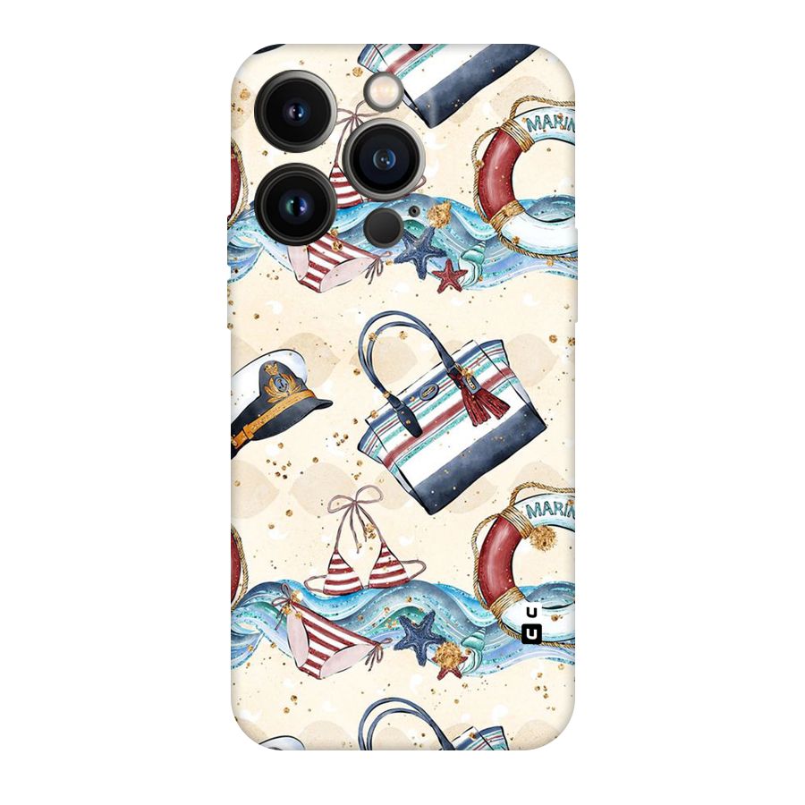 Marine Bag Design Original Polycarbonate Back Case for iPhone 14 Pro