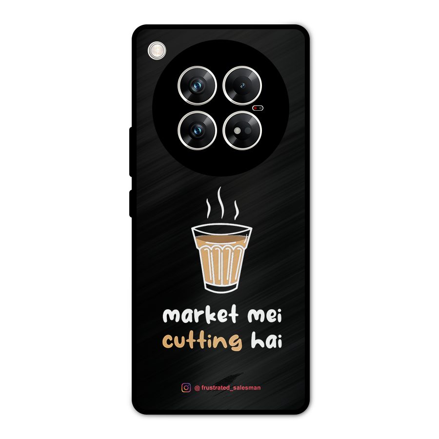 Market Mei Cutting Hai Black Metal Back Case for Infinix Zero 40 5G