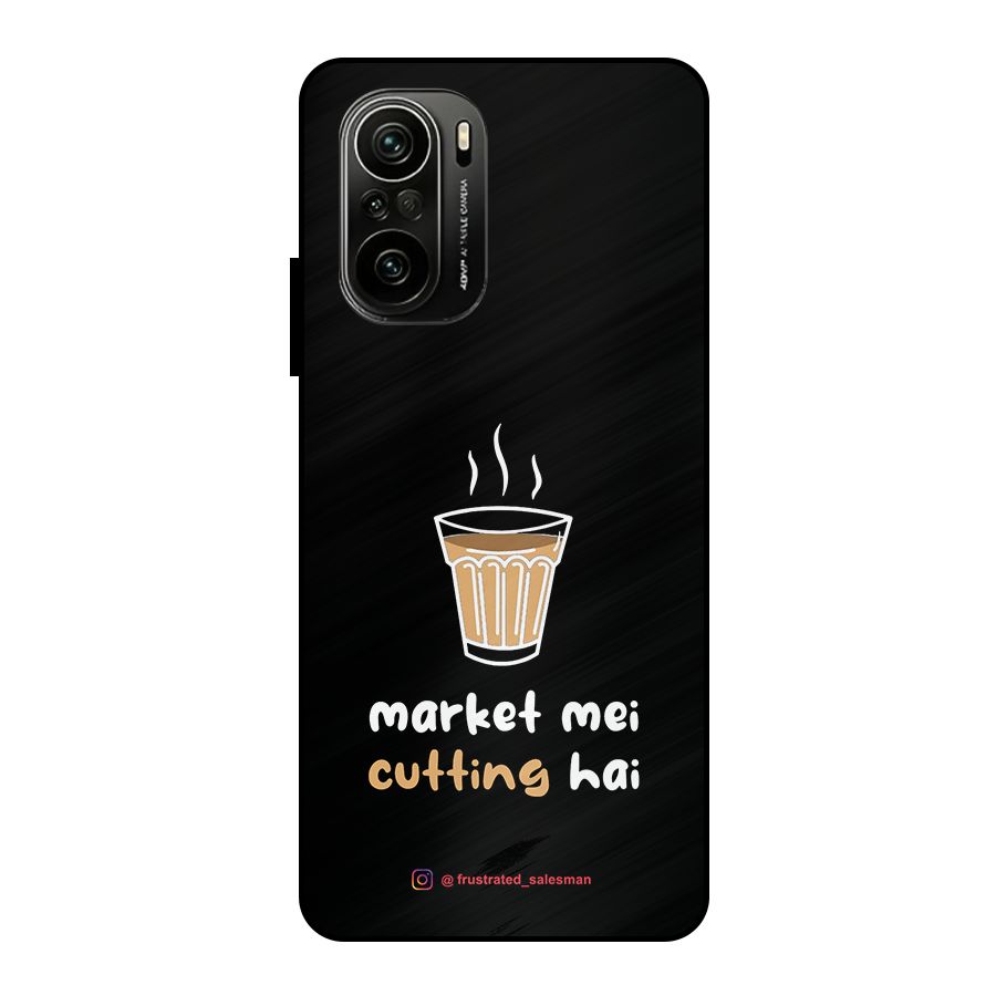Market Mei Cutting Hai Black Metal Back Case for Mi 11X Pro
