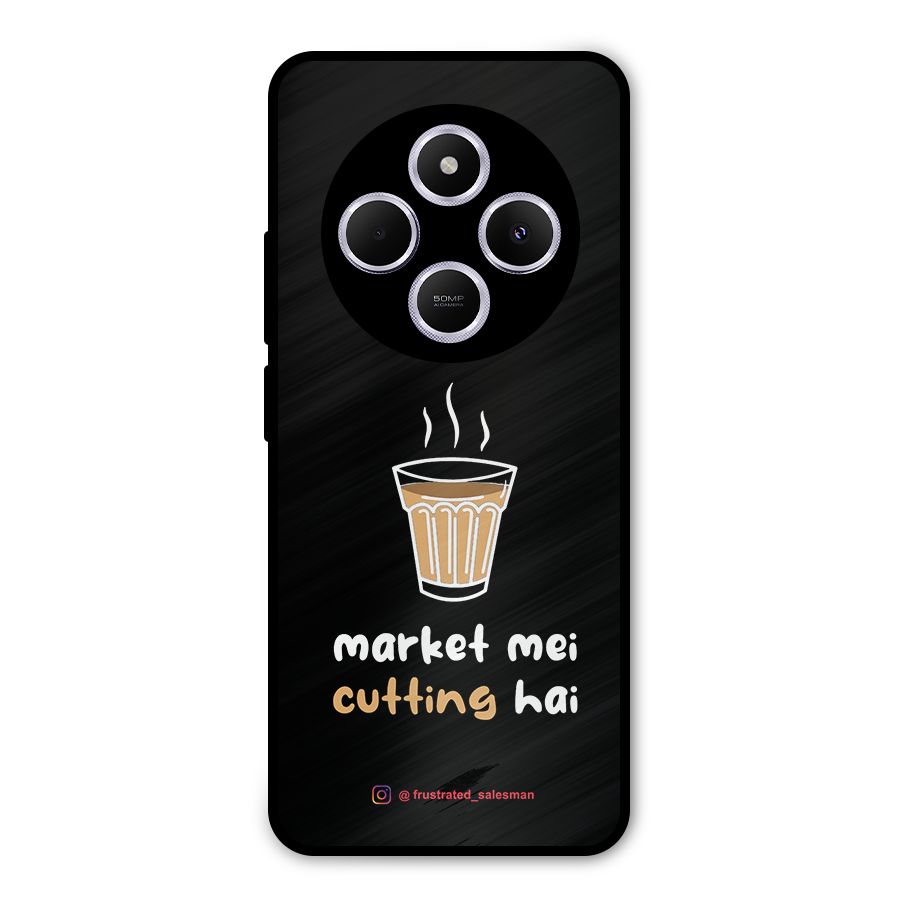 Market Mei Cutting Hai Black Metal Back Case for Redmi A4