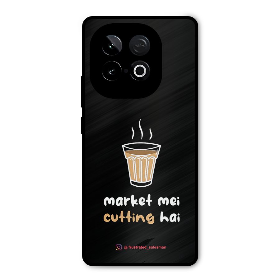 Market Mei Cutting Hai Black Metal Back Case for iQOO Neo 10