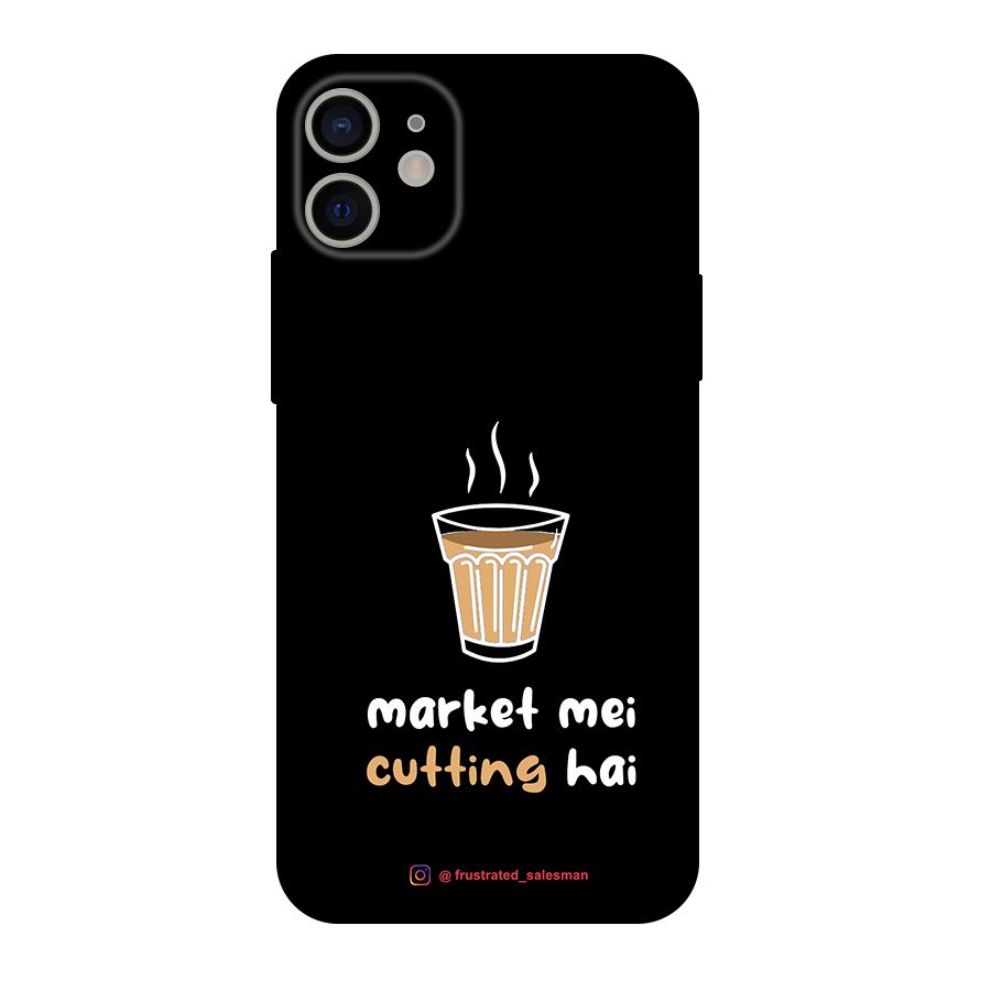 Market Mei Cutting Hai Black Original Polycarbonate Back Case for iPhone 11