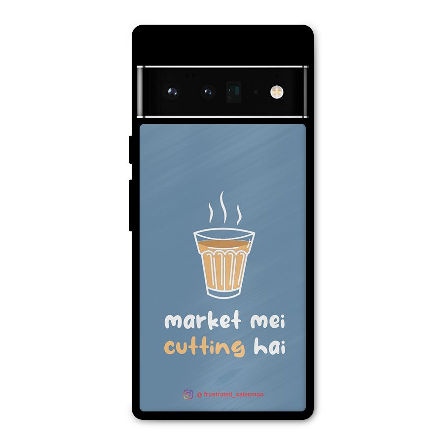 Market Mei Cutting Hai SteelBlue Metal Back Case for Google Pixel 6 Pro