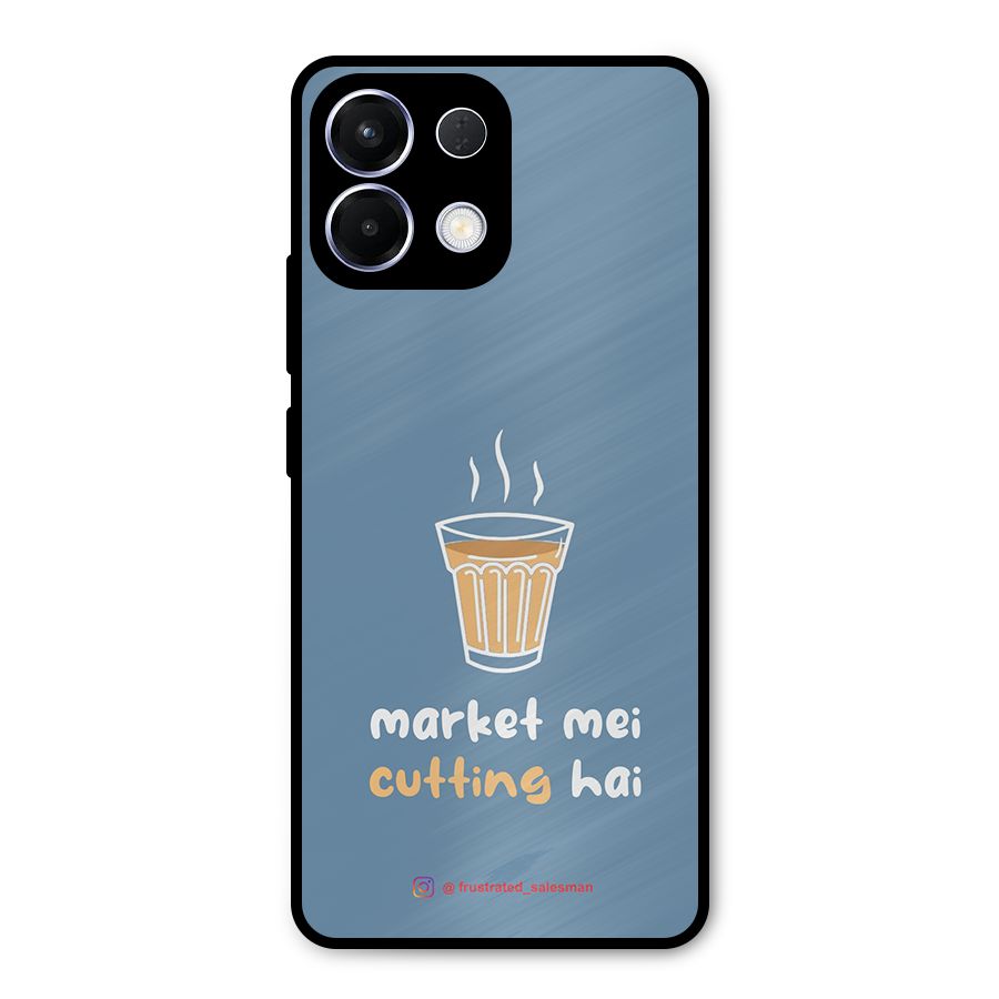 Market Mei Cutting Hai SteelBlue Metal Back Case for Oppo K13
