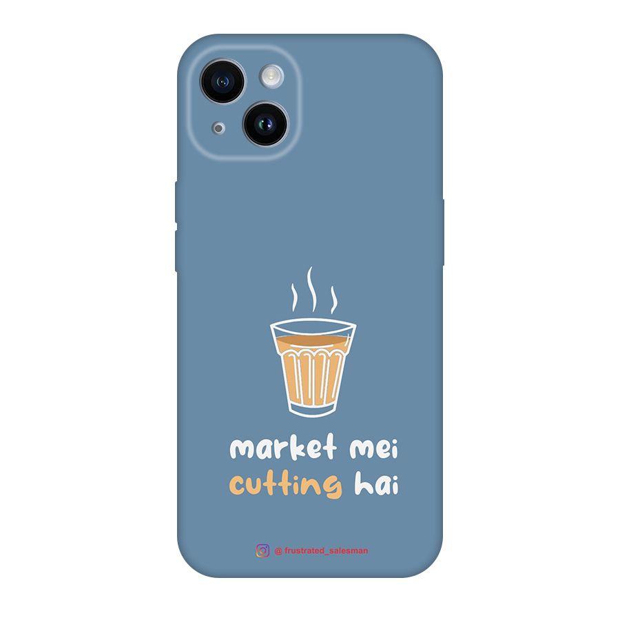 Market Mei Cutting Hai SteelBlue Original Polycarbonate Back Case for iPhone 14