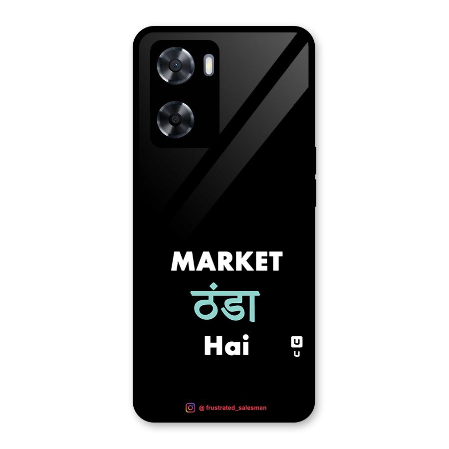 Market Thanda Hai Black Glass Back Case for OnePlus Nord N20 SE