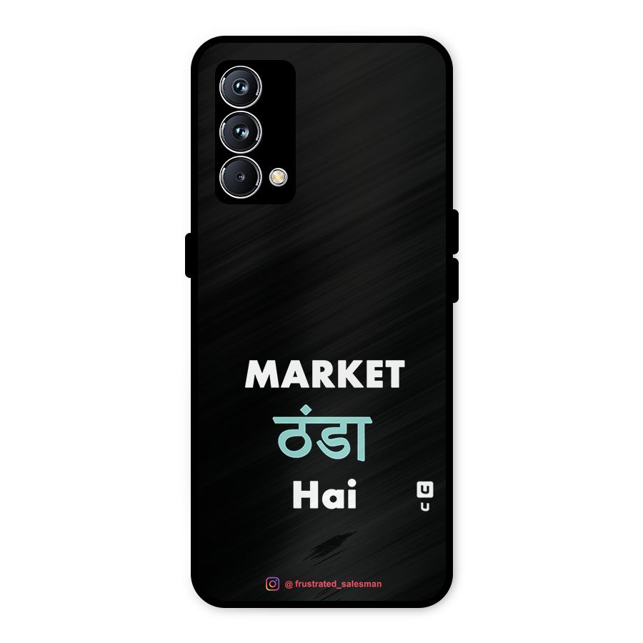Market Thanda Hai Black Metal Back Case for Realme GT Master Edition