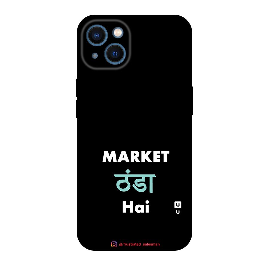 Market Thanda Hai Black Original Polycarbonate Back Case for iPhone 13