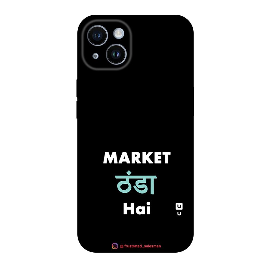Market Thanda Hai Black Original Polycarbonate Back Case for iPhone 14