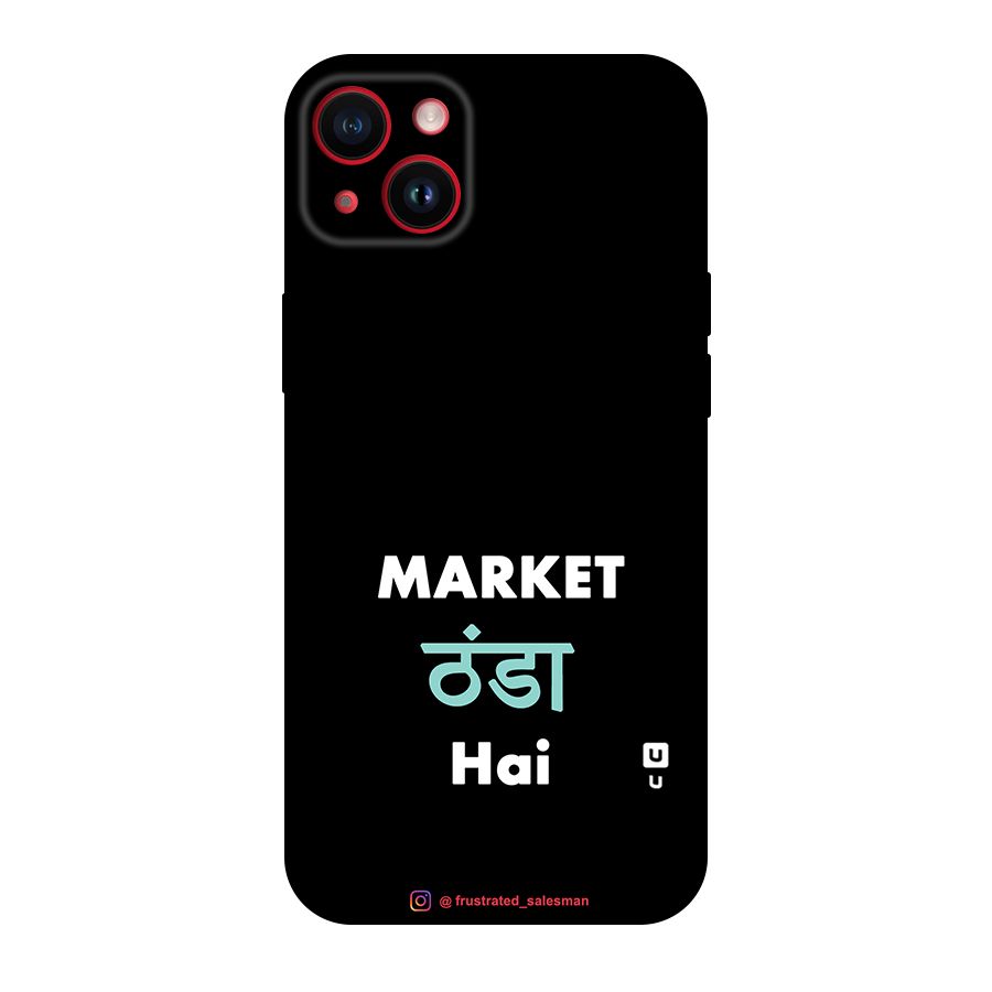 Market Thanda Hai Black Original Polycarbonate Back Case for iPhone 14 Plus