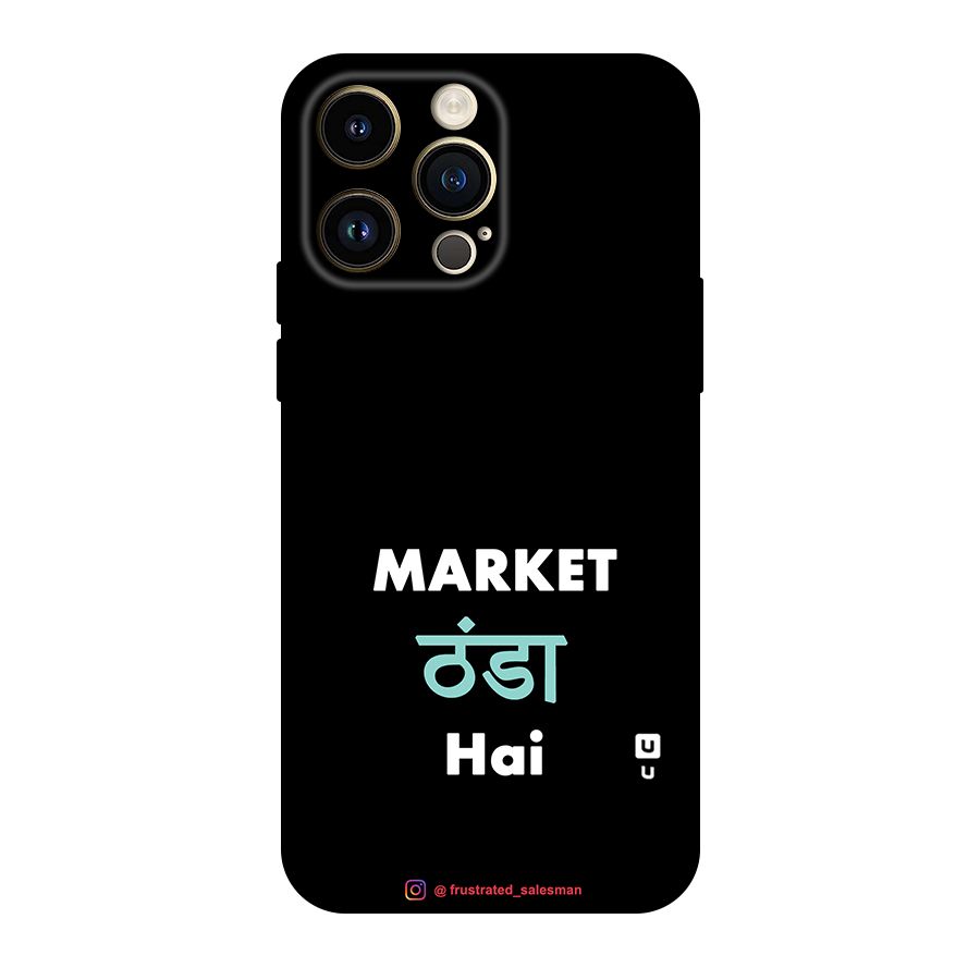 Market Thanda Hai Black Original Polycarbonate Back Case for iPhone 14 Pro Max
