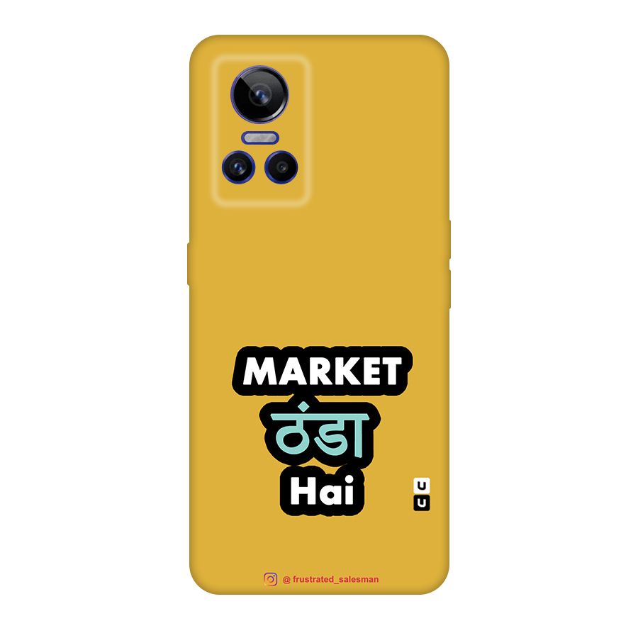 Market Thanda Hai Mustard Yellow Original Polycarbonate Back Case for Realme GT Neo 3