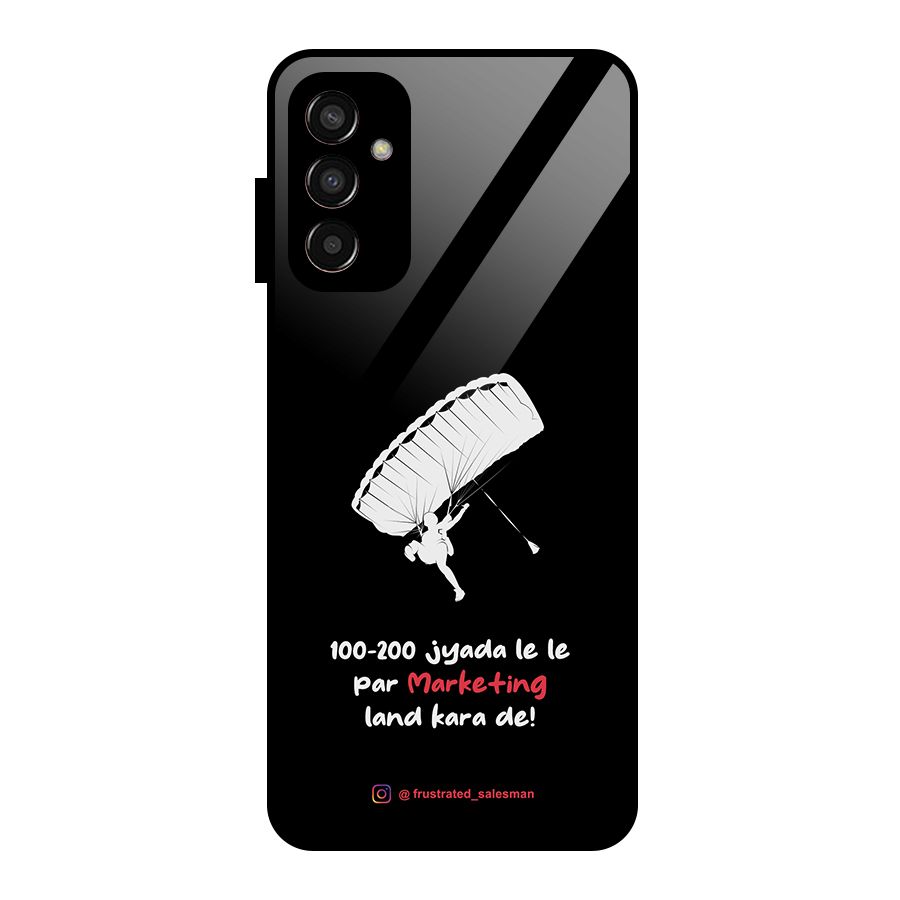 Marketing Land Kara De Black Glass Back Case for Galaxy F13