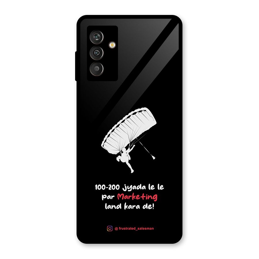 Marketing Land Kara De Black Glass Back Case for Galaxy M13