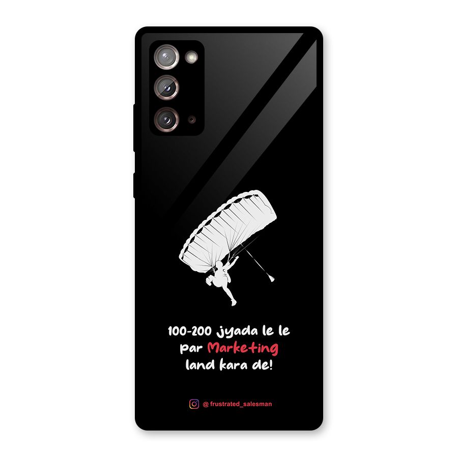 Marketing Land Kara De Black Glass Back Case for Galaxy Note 20