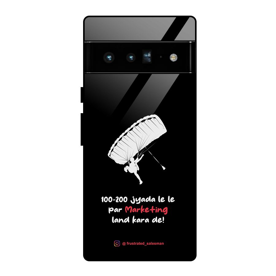 Marketing Land Kara De Black Glass Back Case for Google Pixel 6 Pro