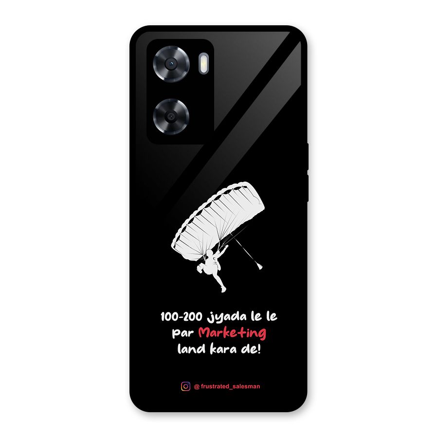 Marketing Land Kara De Black Glass Back Case for OnePlus Nord N20 SE