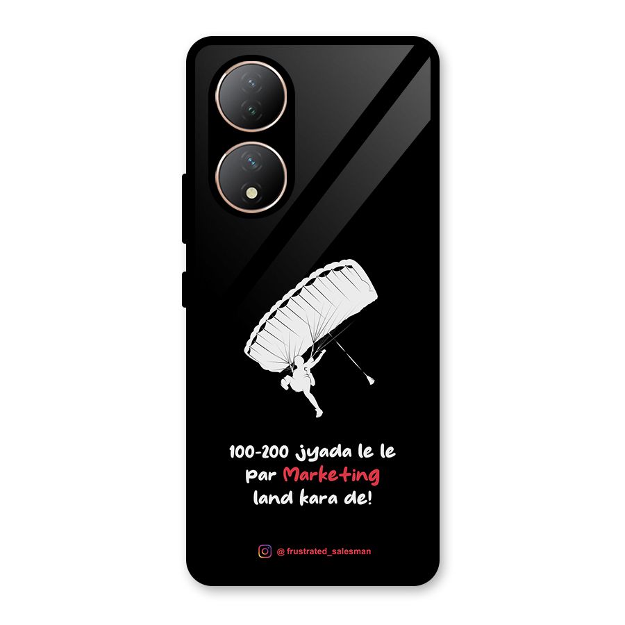 Marketing Land Kara De Black Glass Back Case for Vivo Y100A
