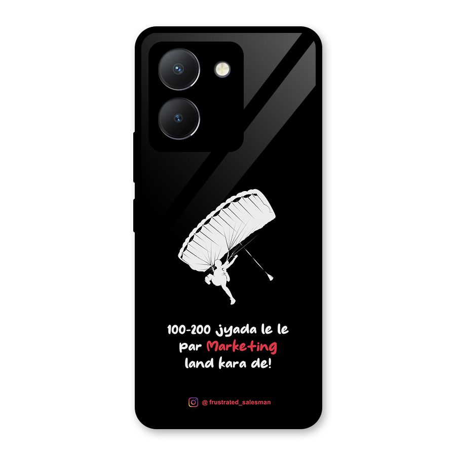 Marketing Land Kara De Black Glass Back Case for Vivo Y36