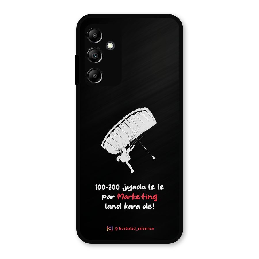 Marketing Land Kara De Black Metal Back Case for Galaxy A14 5G