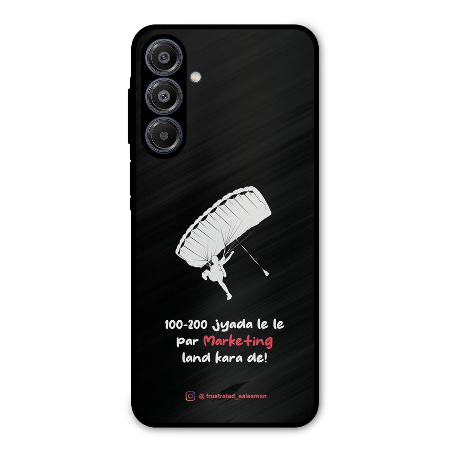 Marketing Land Kara De Black Metal Back Case for Galaxy A16 5G