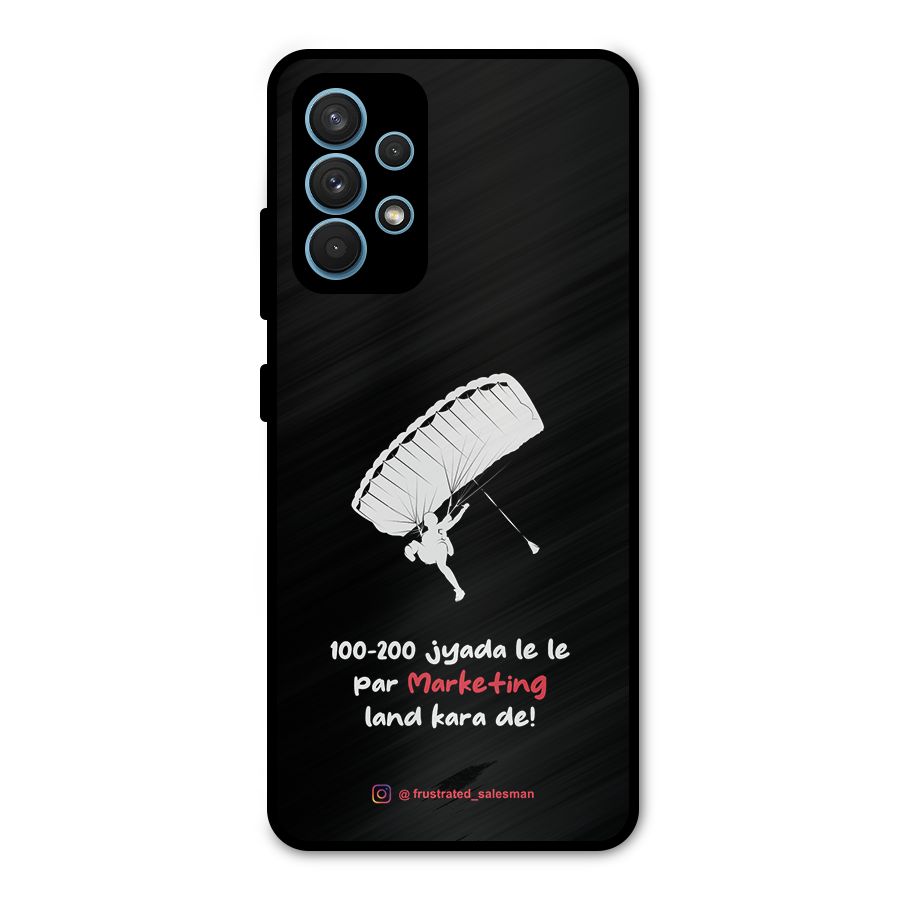 Marketing Land Kara De Black Metal Back Case for Galaxy A32