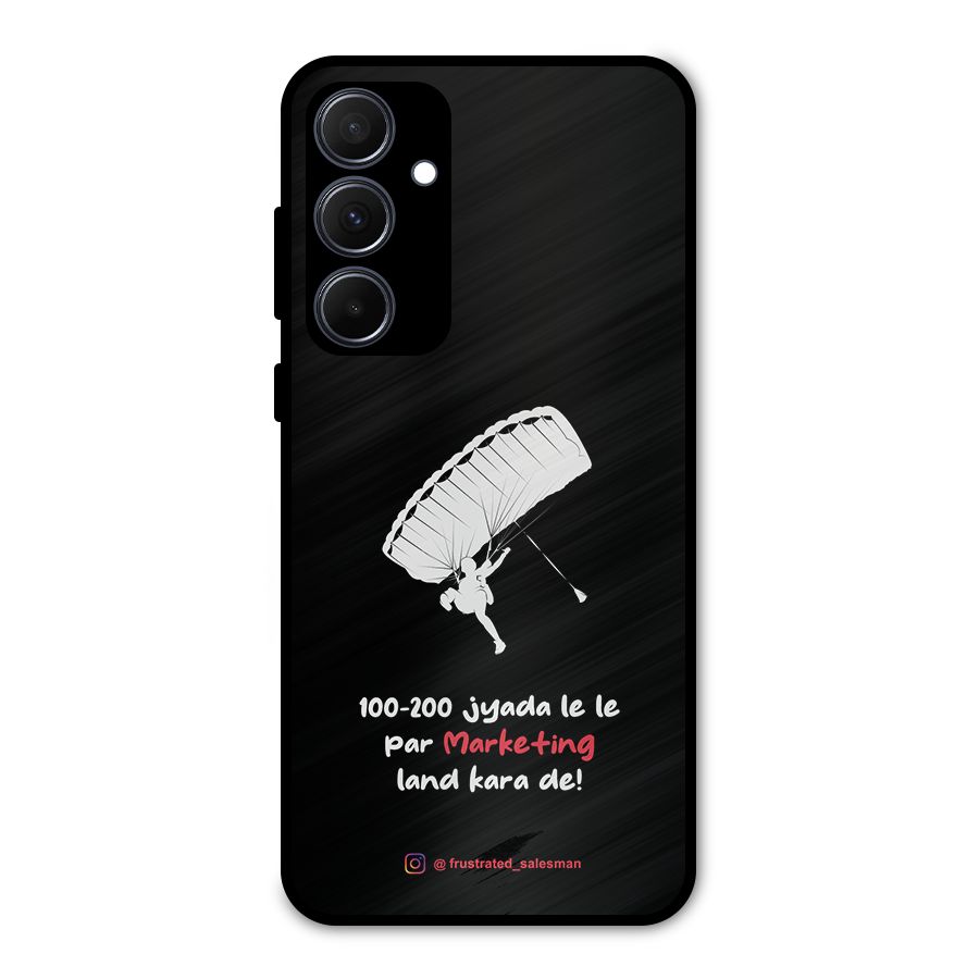 Marketing Land Kara De Black Metal Back Case for Galaxy A35