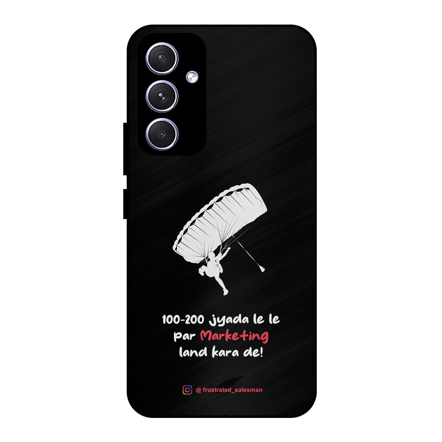 Marketing Land Kara De Black Metal Back Case for Galaxy A54