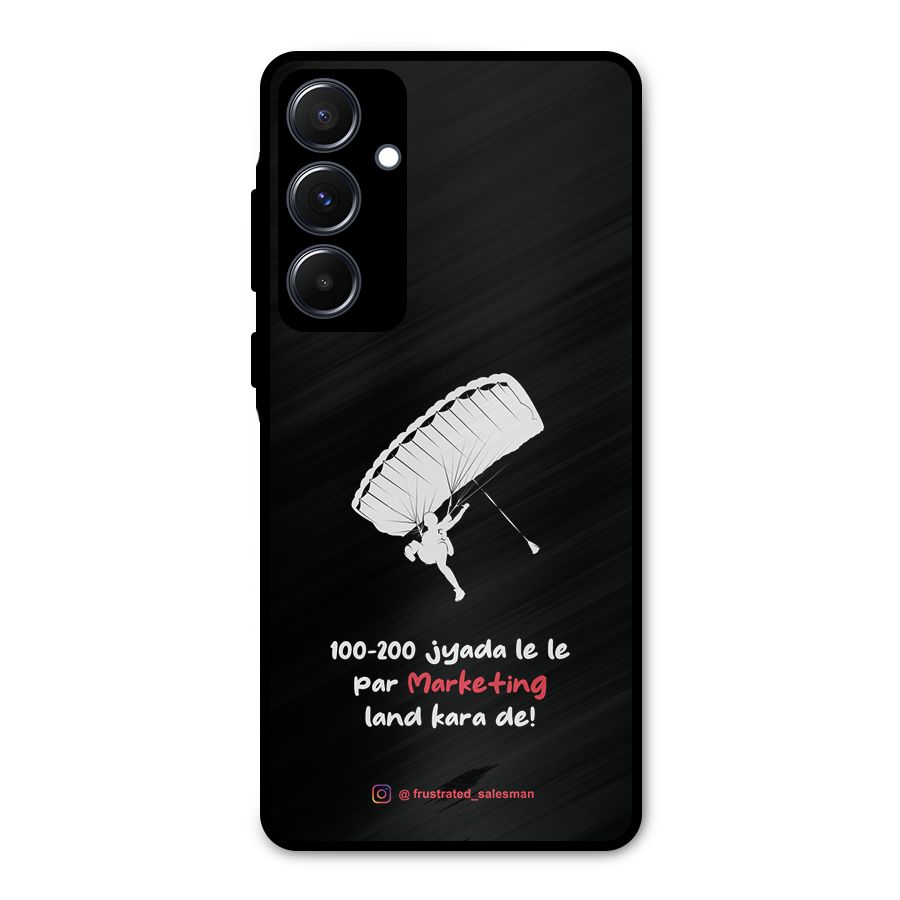 Marketing Land Kara De Black Metal Back Case for Galaxy A55