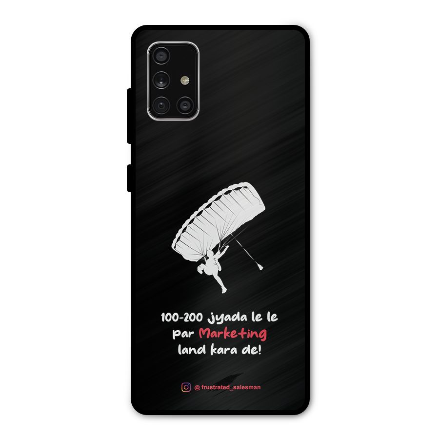Marketing Land Kara De Black Metal Back Case for Galaxy A71