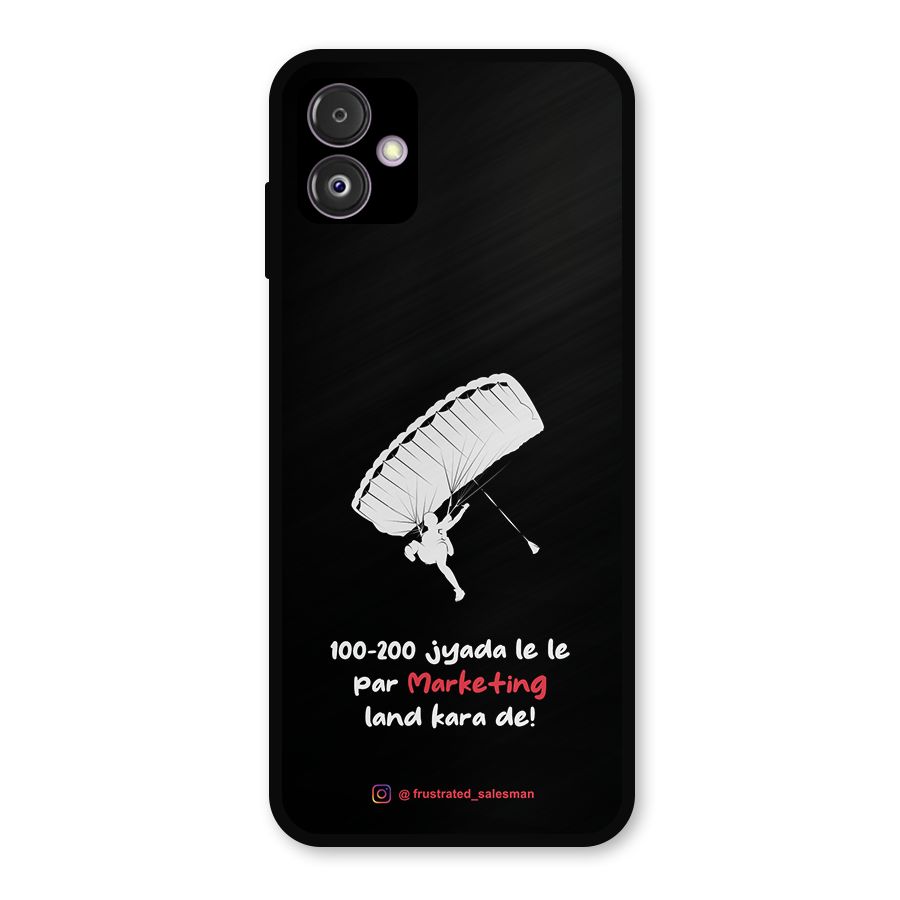 Marketing Land Kara De Black Metal Back Case for Galaxy F14