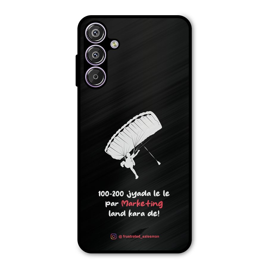 Marketing Land Kara De Black Metal Back Case for Galaxy F15