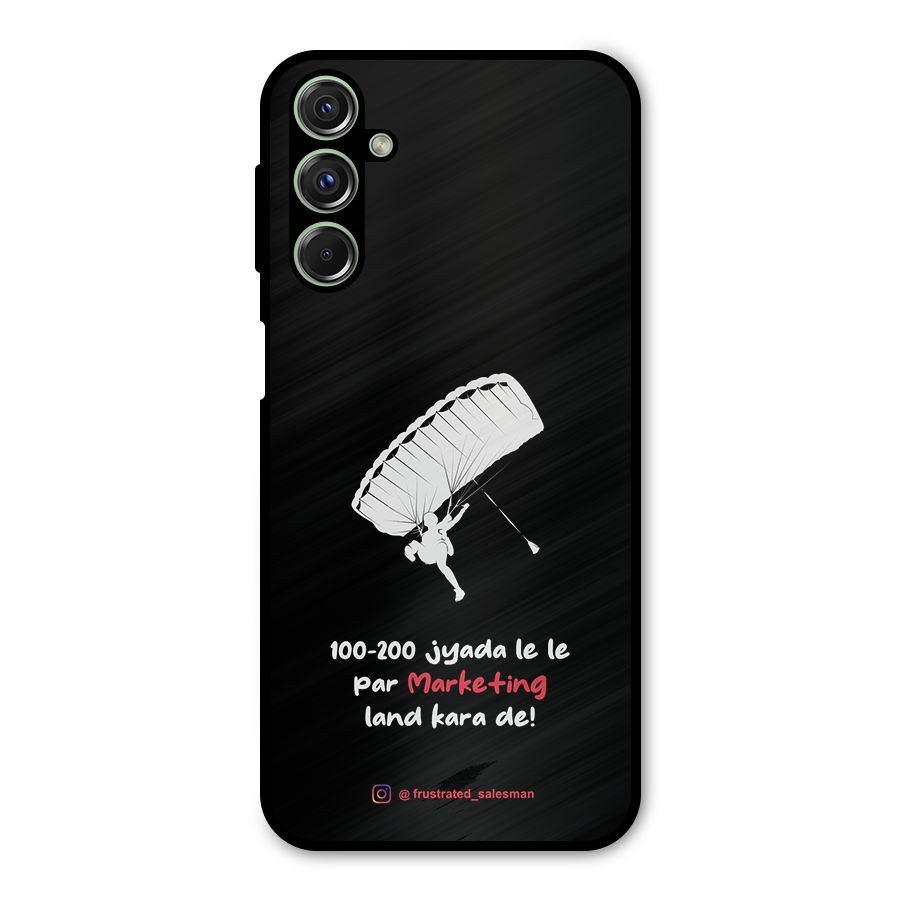 Marketing Land Kara De Black Metal Back Case for Galaxy F34