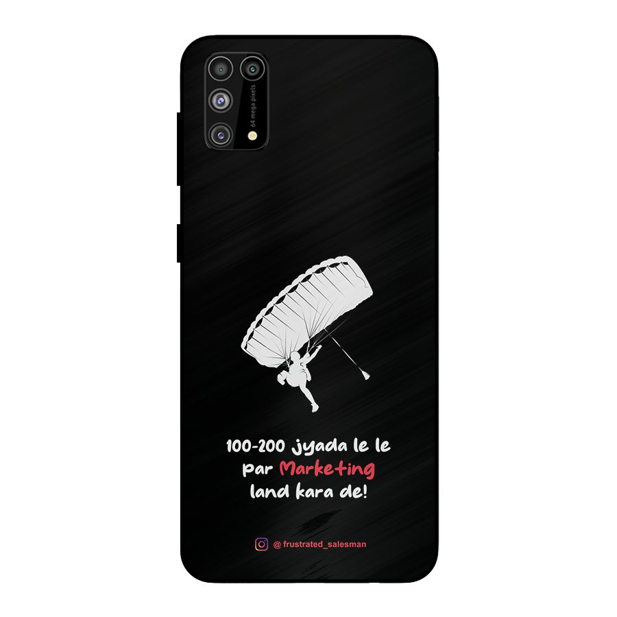 Marketing Land Kara De Black Metal Back Case for Galaxy F41