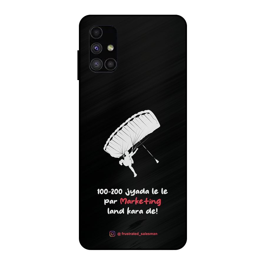 Marketing Land Kara De Black Metal Back Case for Galaxy M51