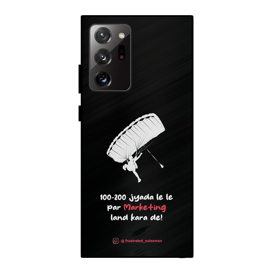 Marketing Land Kara De Black Metal Back Case for Galaxy Note 20 Ultra