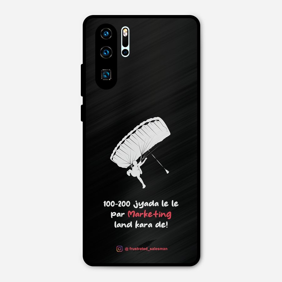 Marketing Land Kara De Black Metal Back Case for Huawei P30 Pro
