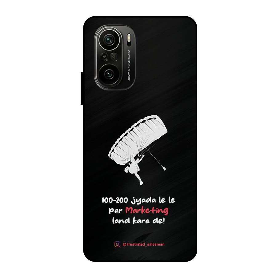 Marketing Land Kara De Black Metal Back Case for Mi 11X Pro