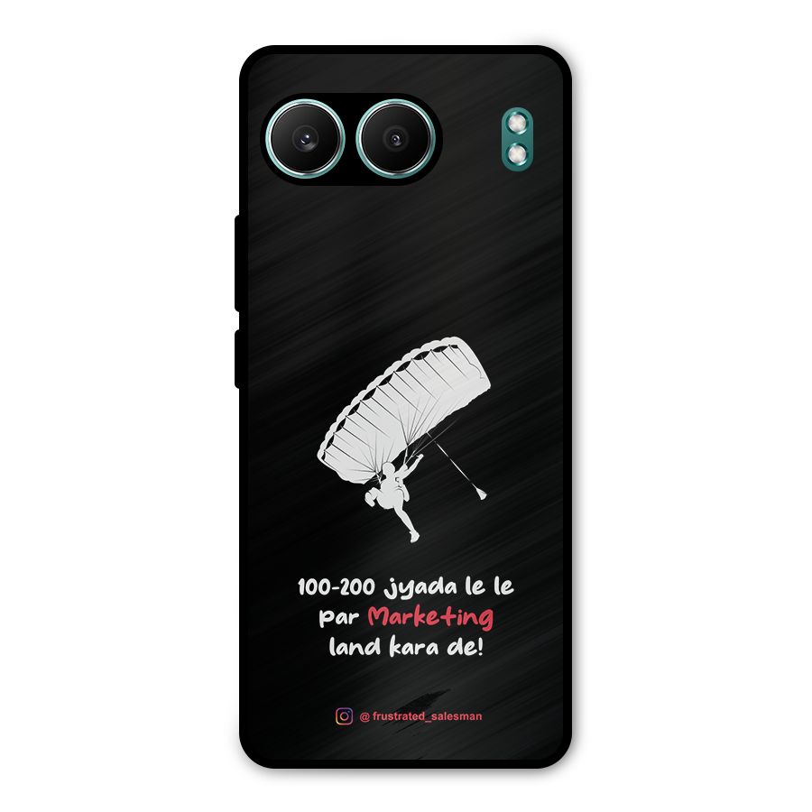 Marketing Land Kara De Black Metal Back Case for OnePlus Nord 4