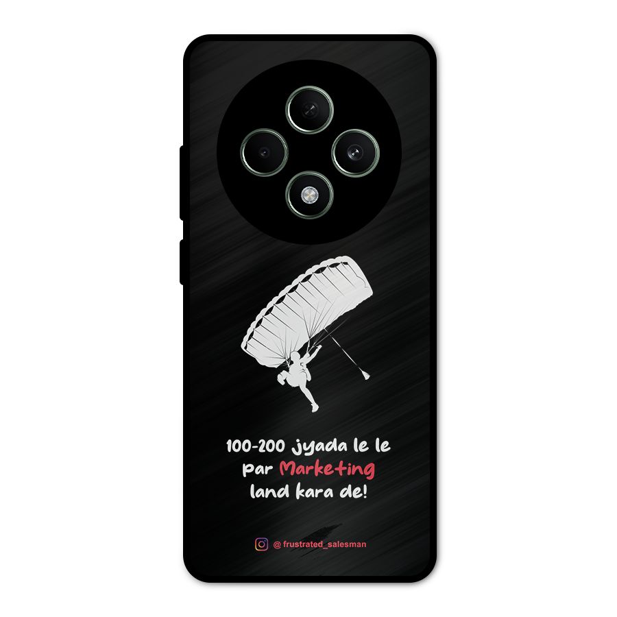 Marketing Land Kara De Black Metal Back Case for Oppo F27