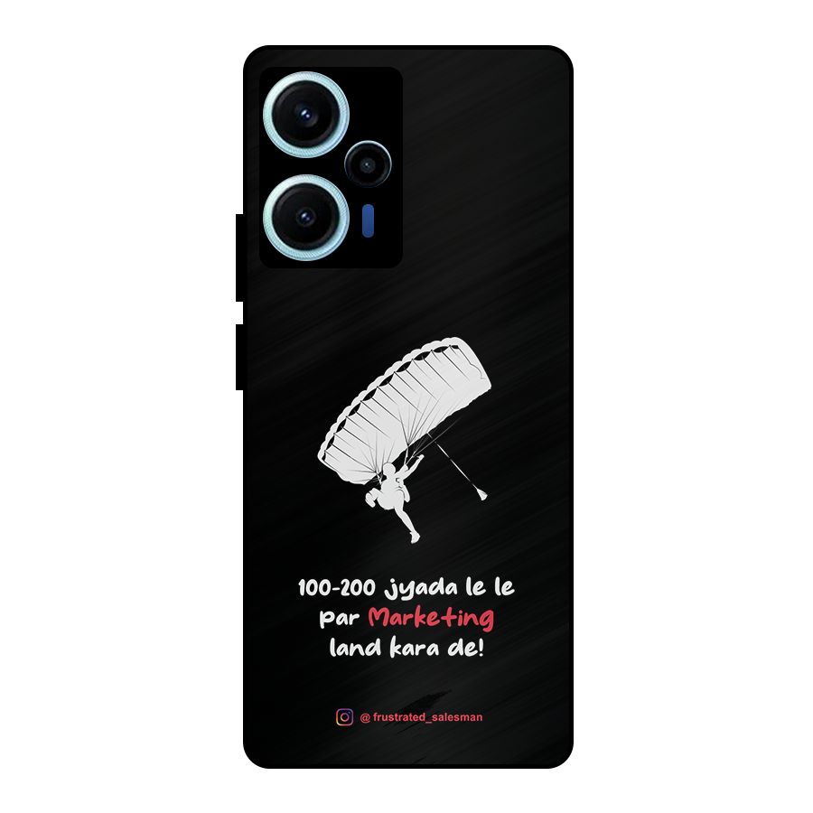 Marketing Land Kara De Black Metal Back Case for Poco F5
