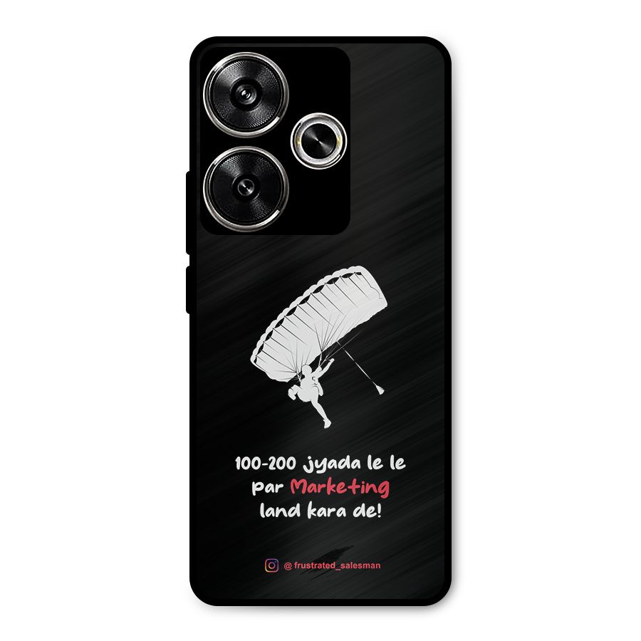 Marketing Land Kara De Black Metal Back Case for Poco F6