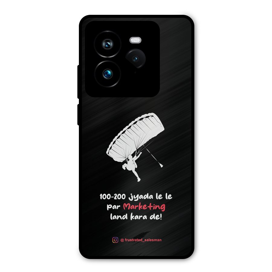 Marketing Land Kara De Black Metal Back Case for Realme GT 7 Pro