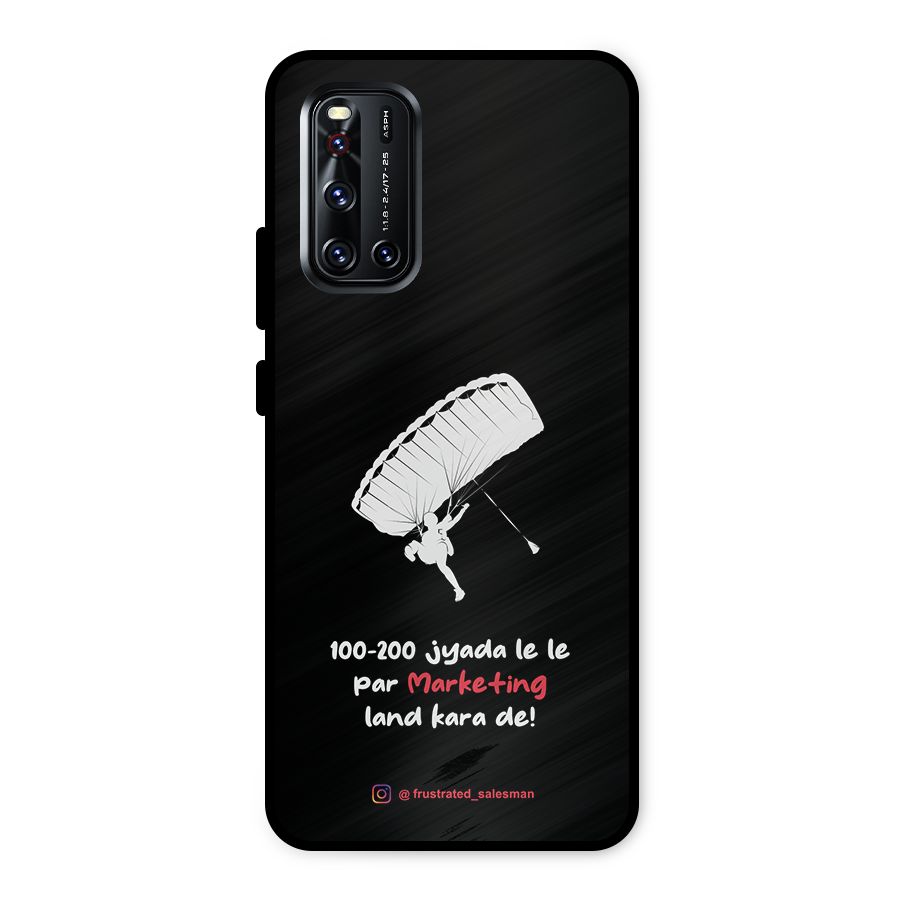 Marketing Land Kara De Black Metal Back Case for Vivo V19